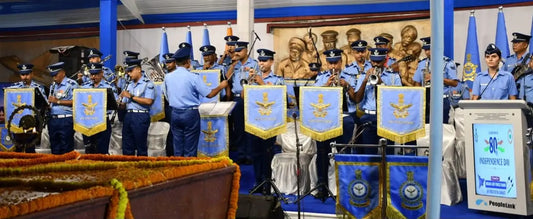 Air Force Band Performs Patriotic Concert at Dighalipukhuri War Memorial in Guwahati