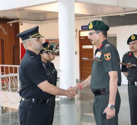 Lt Gen Devendra Sharma Reviews Training Ecosystem at Institute of Military Law