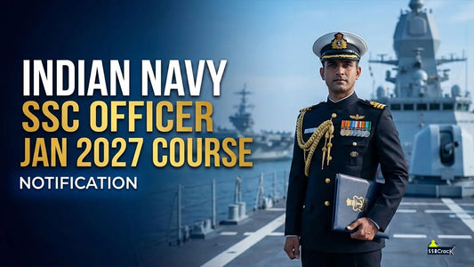 Indian Navy Invites Applications for January 2027 Short Service Commission Officer Positions