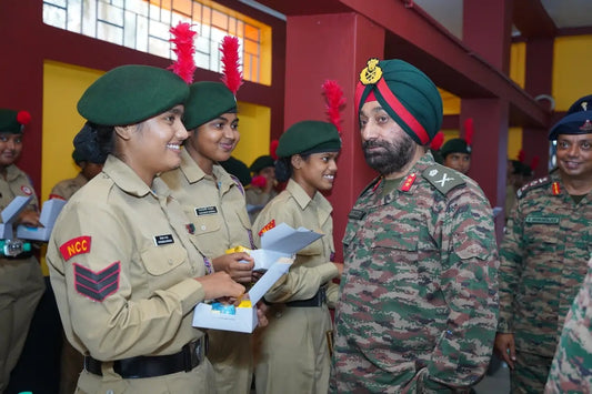 ADG NCC West Bengal & Sikkim Motivates 250 Cadets at 14 Bengal NCC Battalion Visit