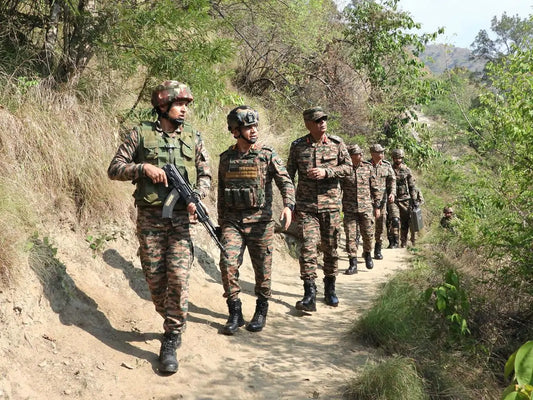 Lt Gen Prasanna Kishore Mishra Assesses Security and Combat Readiness in Nowshera Sector
