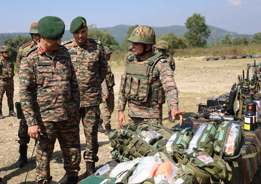 Lt Gen Rajesh Pushkar Assesses Shivalik Brigade's Readiness, Praises Drone Warfare Capabilities