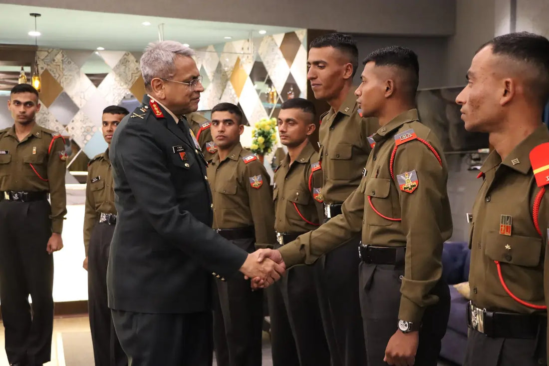 Lt Gen Anindya Sengupta Inspects Training Excellence at Indian Military Academy