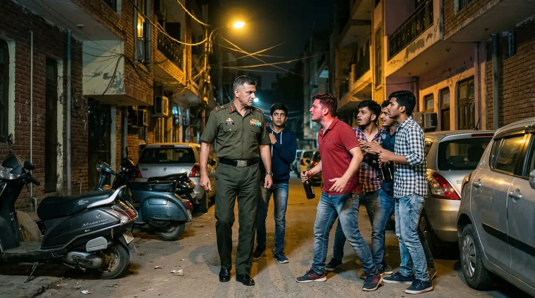 Delhi Incident: Indian Army Brigadier and Son Attacked After Challenging Public Drinking