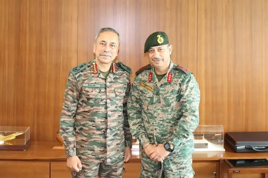 Lt Gen Vikas Lakhera and General NS Raja Subramani Discuss Jointness and Operational Synergy