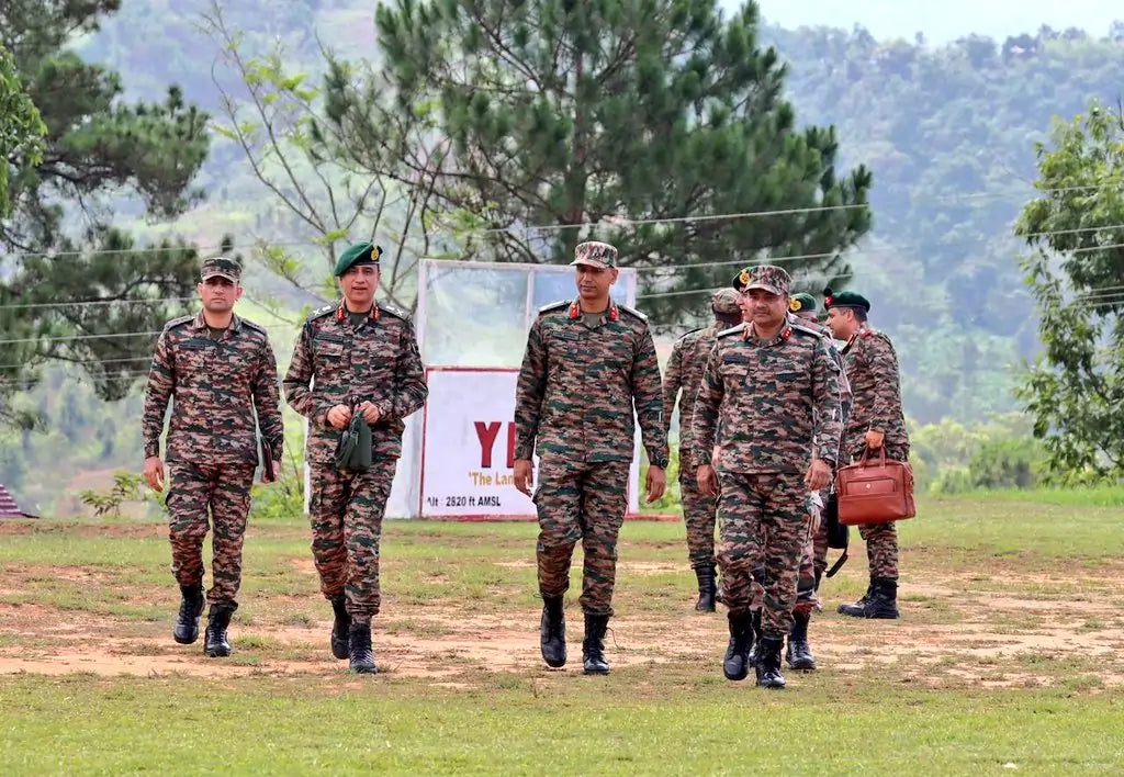 Lt Gen Girish Kalia Assesses Manipur Security and Advances in Drone Technology