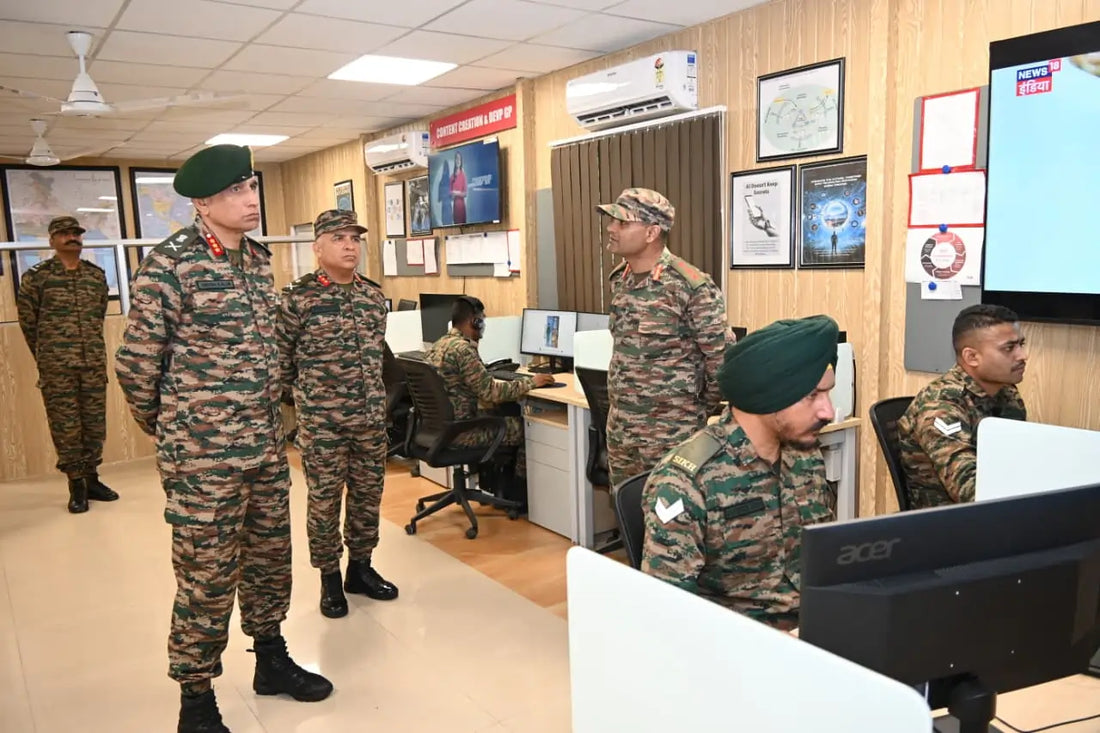 Lt General Kalia Evaluates Spearhead Division's Operational Preparedness