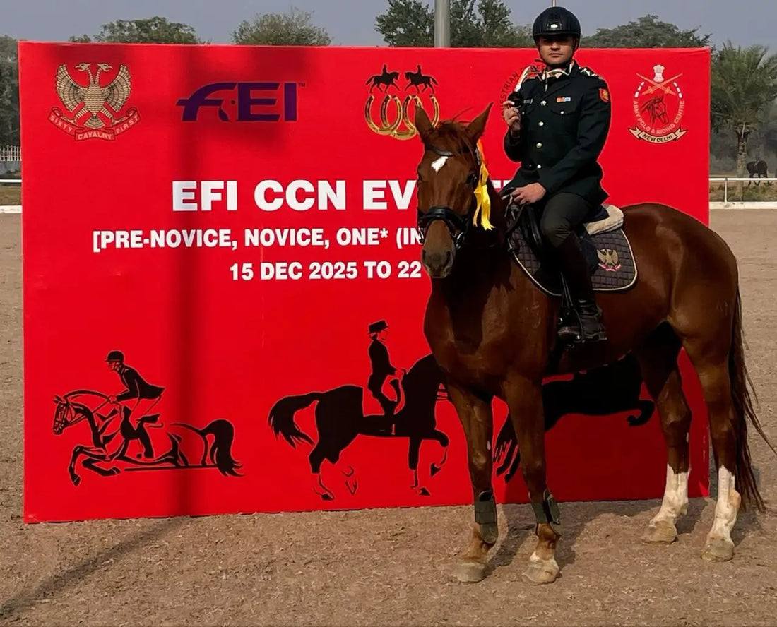 Captain Ahaan Kumar Secures Bronze in National Equestrian Eventing Championship