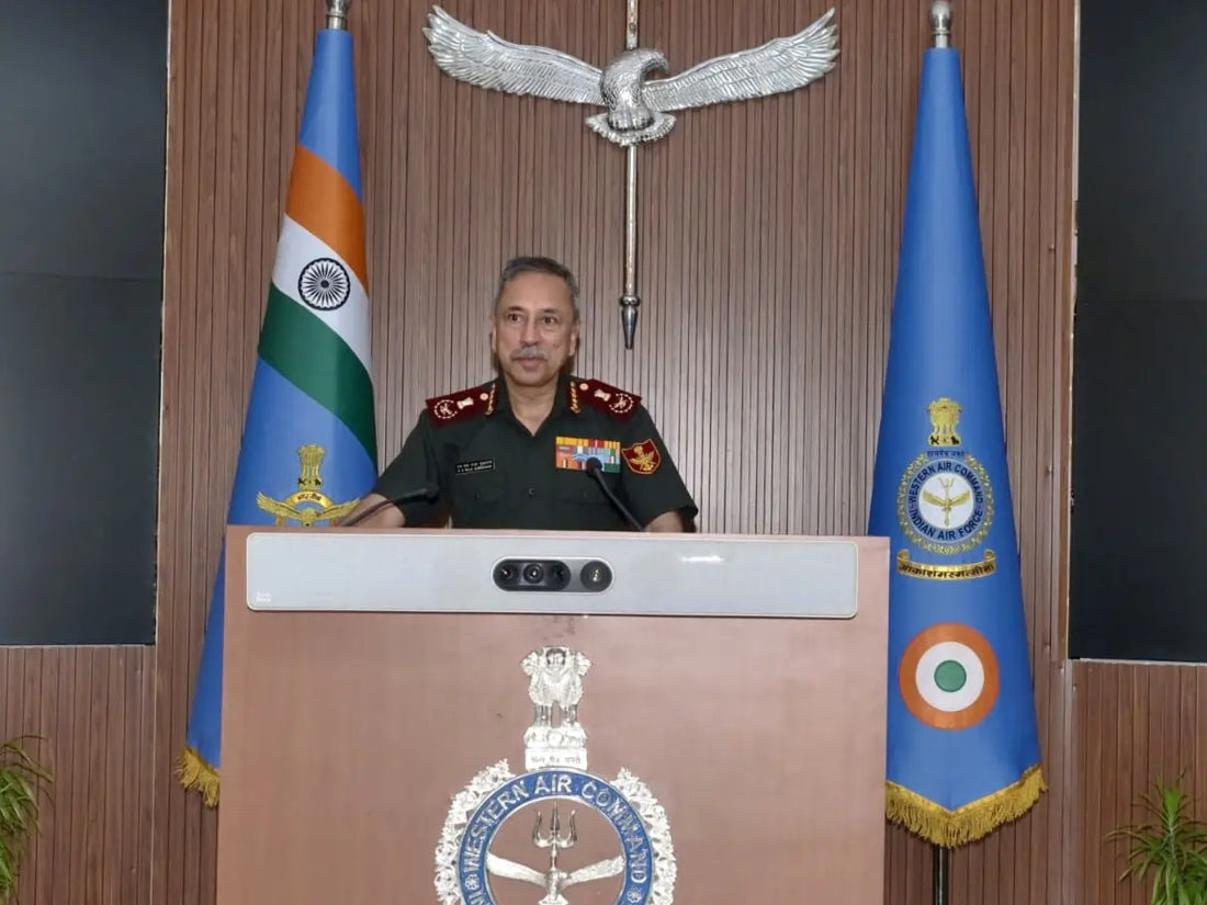 CDS General NS Raja Subramani's Inaugural Visit to Western Air Command Focuses on Joint Operations and Innovation