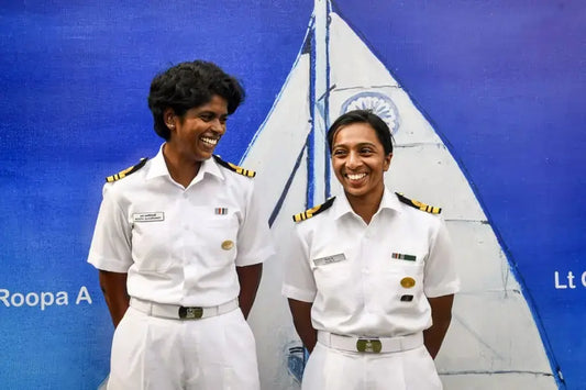 Trailblazing Circumnavigation: Lt Commanders Dilna K and Roopa A Lead India's Second All-Women Global Voyage
