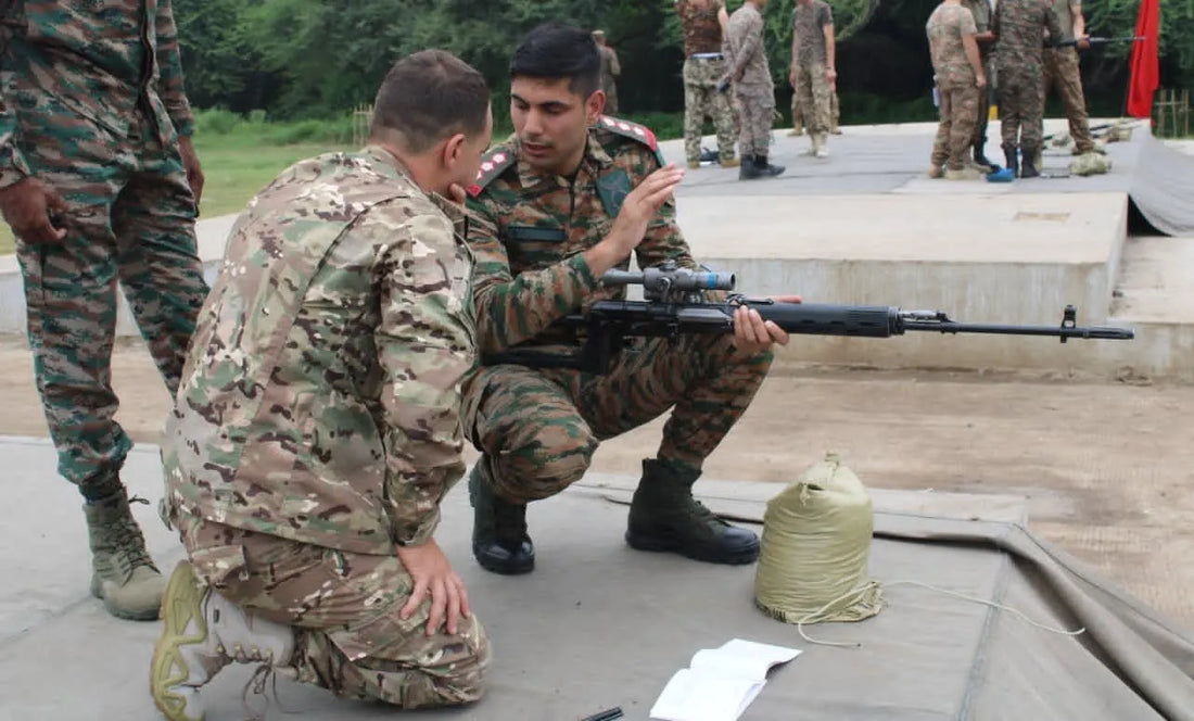 Indian Army Trains Armenian Soldiers in Advanced Sniper Course at Mhow