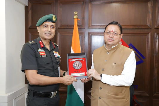 Lieutenant General Vats and Uttarakhand CM Dhami Strategize on Expanding NCC Presence in Border Regions