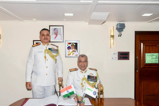 Rear Admiral Vivek Dahiya Takes Command of Indian Navy's Western Fleet