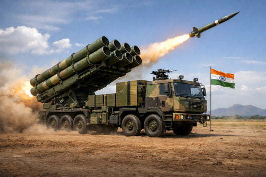 India's Indigenous Suryastra Rocket Launcher: Enhancing Long-Range Precision Strike Capabilities