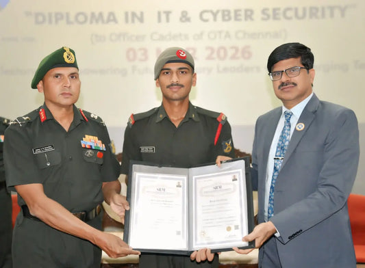 OTA Chennai Awards Inaugural IT and Cyber Security Diplomas to Cadets