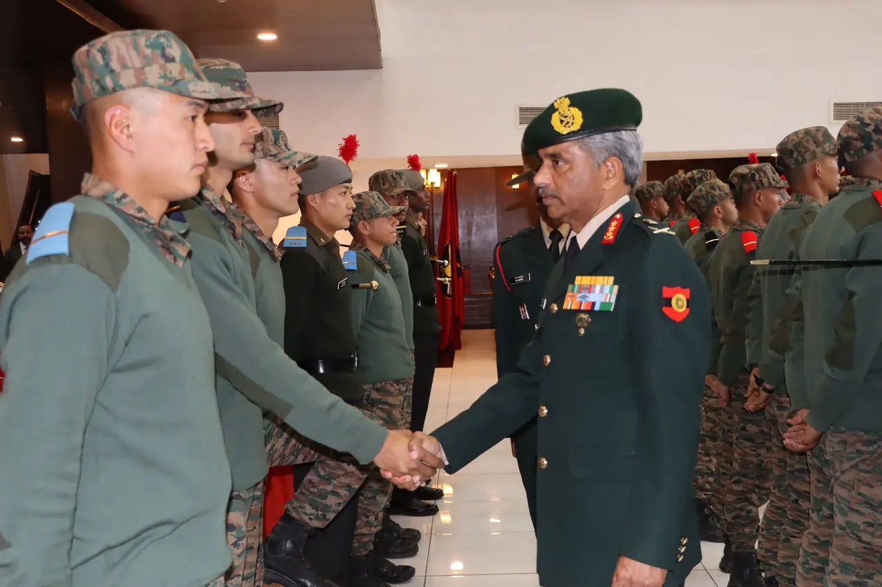 Lt Gen Manoj Katiyar's Insightful Visit to Indian Military Academy ...