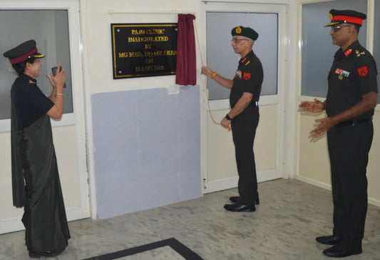 Maj Gen AD Sud Inaugurates Advanced Pain Management Clinic at Military Hospital Mhow