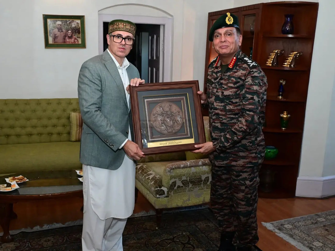 Army Chief General Dhiraj Seth Discusses Security Situation with J&K Chief Minister Omar Abdullah