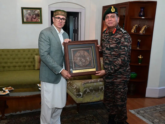 Army Chief General Dhiraj Seth Discusses Security Situation with J&K Chief Minister Omar Abdullah