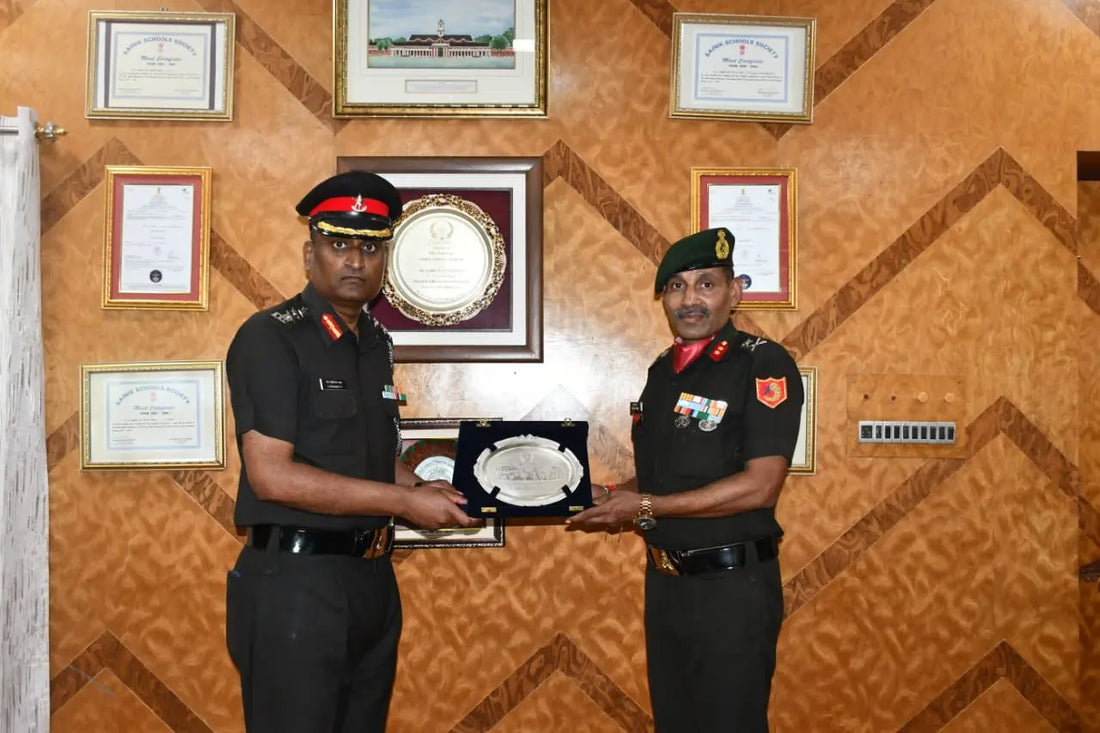 Maj Gen Jitendra Singh Visits Sainik School Tilaiya, Urges Cadets to Join Indian Armed Forces