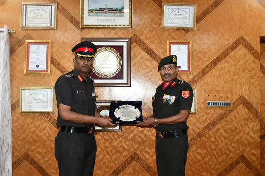Maj Gen Jitendra Singh Visits Sainik School Tilaiya, Urges Cadets to Join Indian Armed Forces
