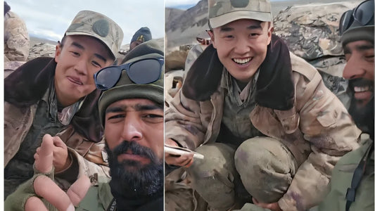Chinese and Indian Soldiers Share Warm Exchange with Bollywood Melody at LAC