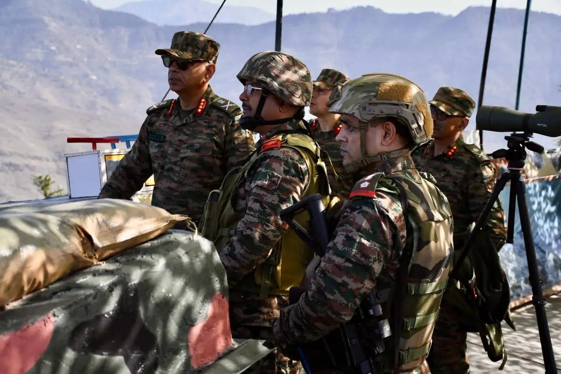 Lt Gen P K Mishra Assesses Troop Operational Readiness in Poonch Sector