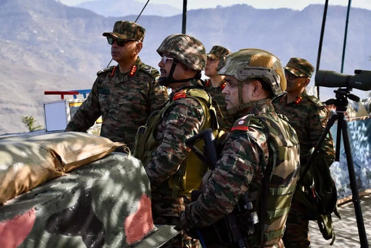 Lt Gen P K Mishra Assesses Troop Operational Readiness in Poonch Sector