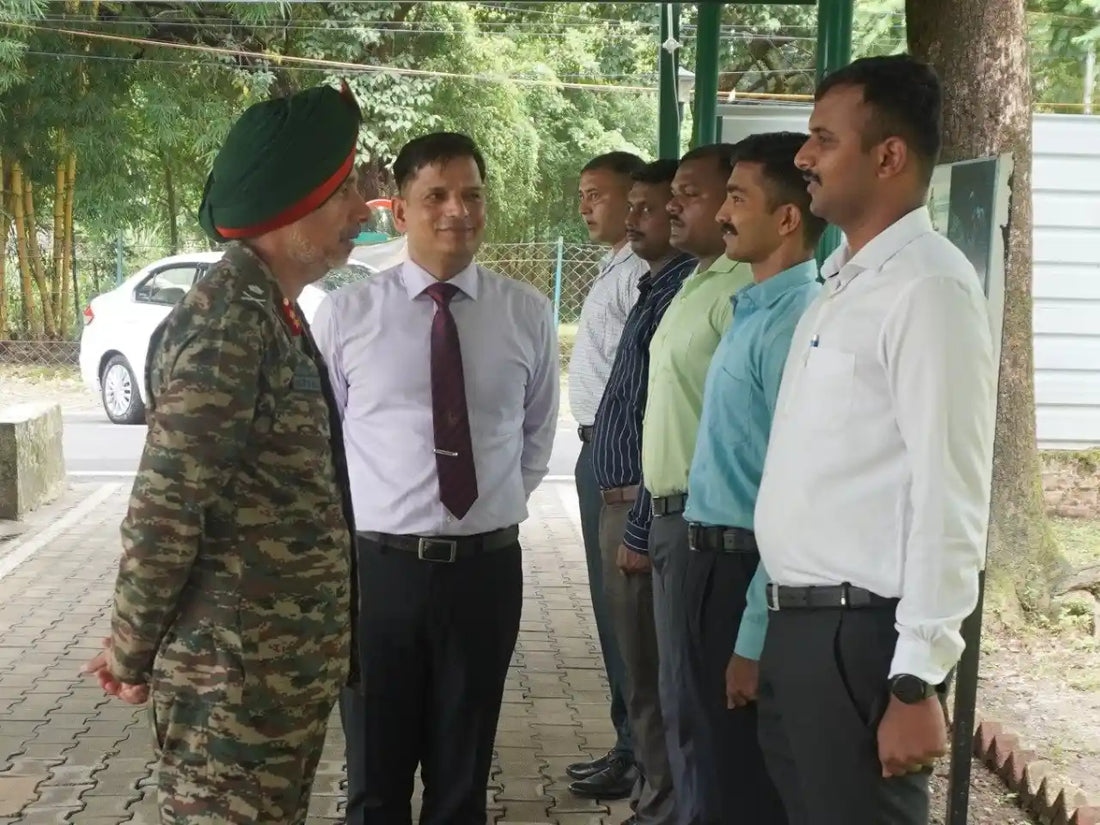 Maj Gen Mandeep Pal Singh Gill Visits Dehradun PR Unit Ahead of Superannuation