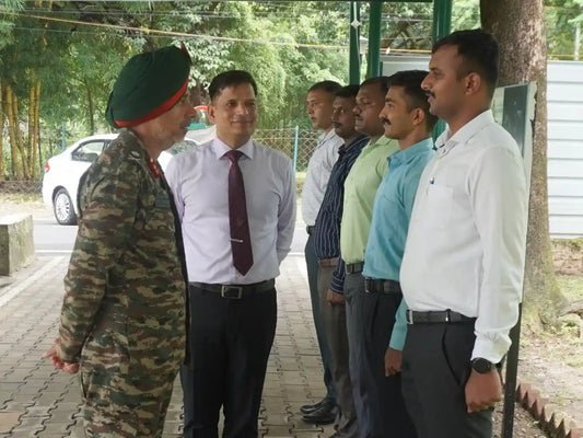 Maj Gen Mandeep Pal Singh Gill Visits Dehradun PR Unit Ahead of Superannuation
