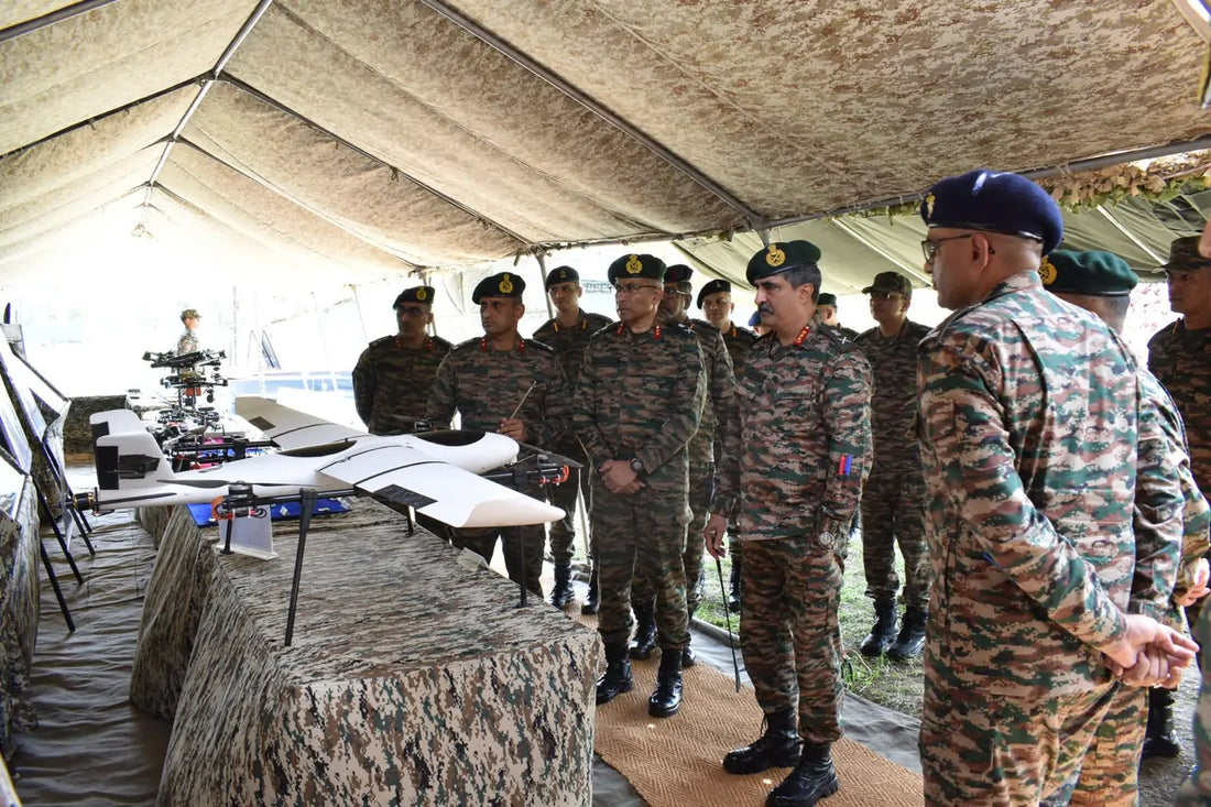 Lt Gen Rajesh Pushkar Assesses Operational Readiness and Technological Advancements of Sudarshan Chakra Corps