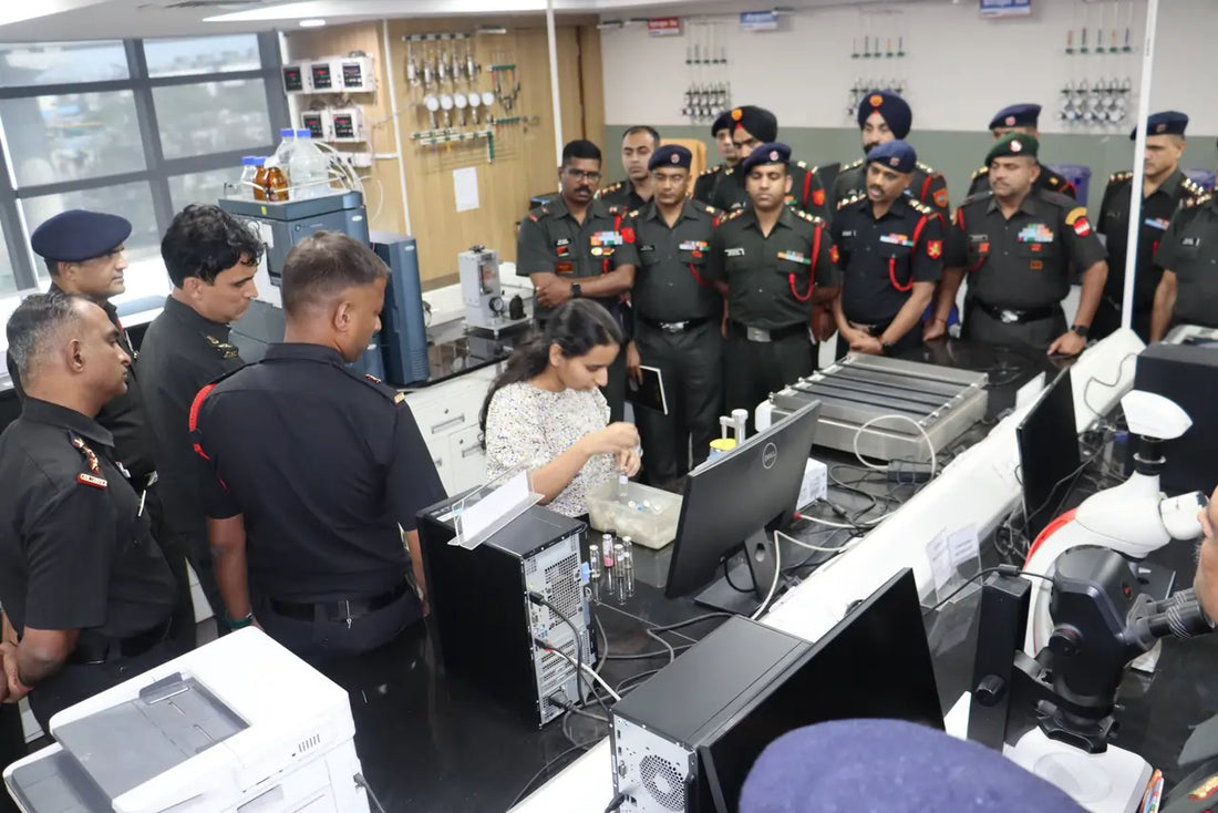 Institute of Military Law Officers Tour Forensic Science Laboratory in Delhi