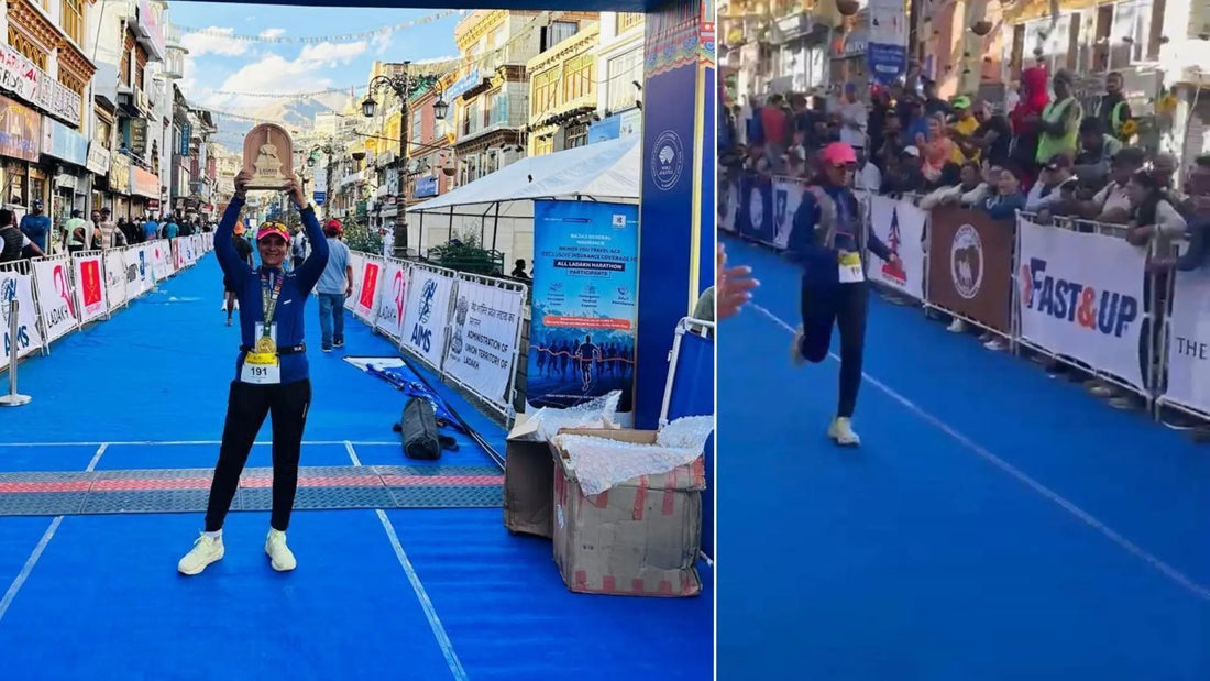 Colonel Shivani Sangwan Becomes First Armed Forces Woman Officer to Finish Silk Route Ultra Marathon in Ladakh