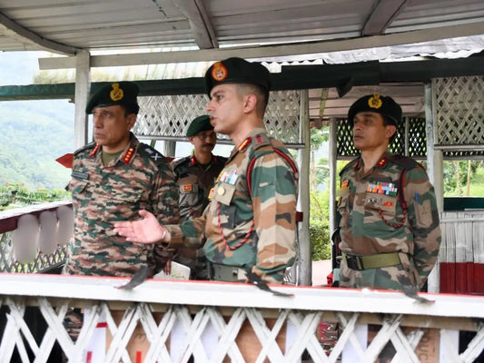 Lt Gen Girish Kalia Assesses Security Measures Along Indo-Myanmar Border in Manipur