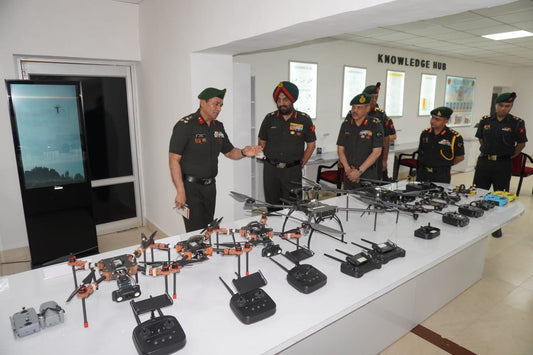 Operational Review by Lt Gen Manjinder Singh at Kota Military Station Highlights Combat Preparedness and Technological Integration