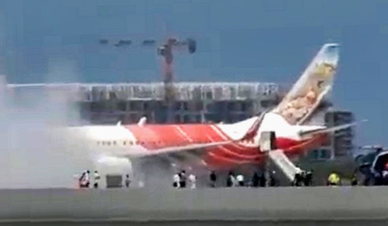 Air India Flight from Hong Kong Experiences APU Fire Upon Landing at Delhi Airport