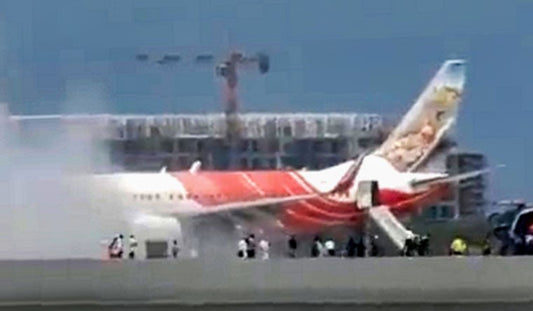 Air India Flight from Hong Kong Experiences APU Fire Upon Landing at Delhi Airport