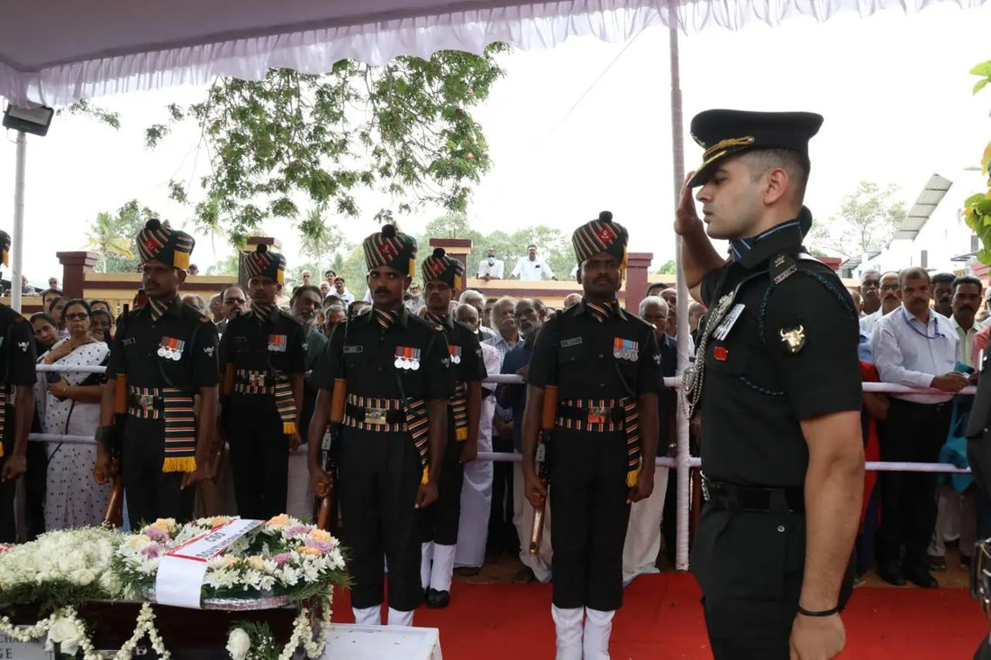 Indian Army Honors 1965 War Hero Lance Havildar K. G. George with Military Tribute