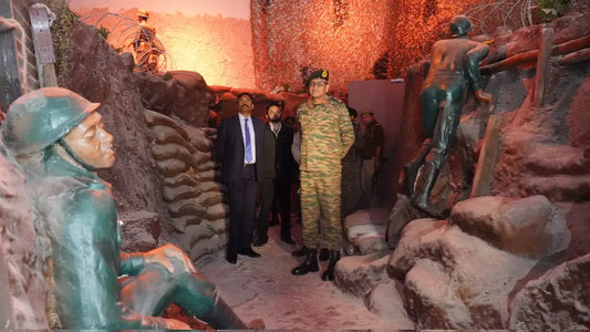 Lt Gen Anindya Sengupta Inspects Development of Trishul Raksha Museum in Moradabad