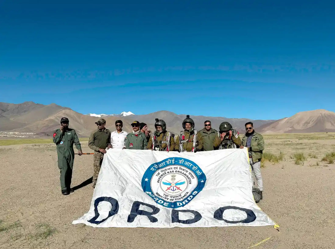 DRDO Successfully Tests Indigenous Combat Parachute System at 22,000 Feet in Ladakh
