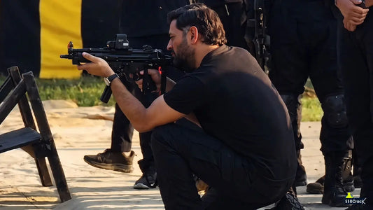 MS Dhoni Impresses with Precision Shooting During NSG Commandos Visit