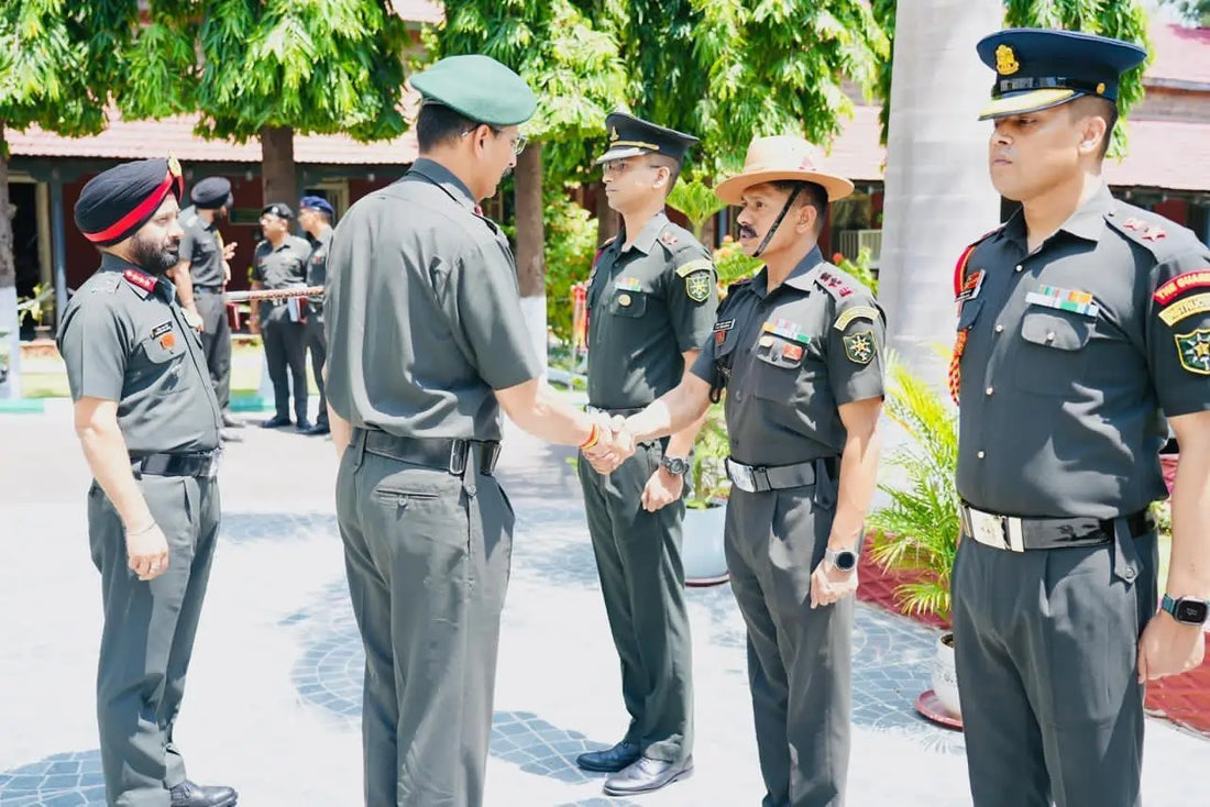 Lieutenant General Devendra Sharma Reviews Training Initiatives at Pune's Military Intelligence Training School