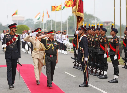 General Upendra Dwivedi Engages in Defence Cooperation Talks at Sri Lanka Army Headquarters