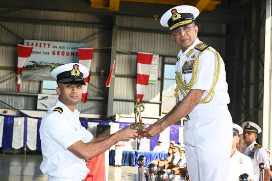 Indian Navy and Coast Guard Officers Awarded 'Golden Wings' at Southern Naval Command Ceremony