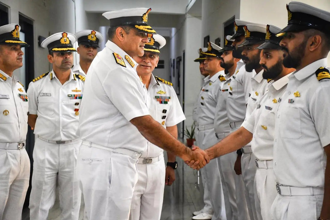 Vice Admiral Sanjay Bhalla Assesses Operational Readiness of Submarine Rescue Unit (East)