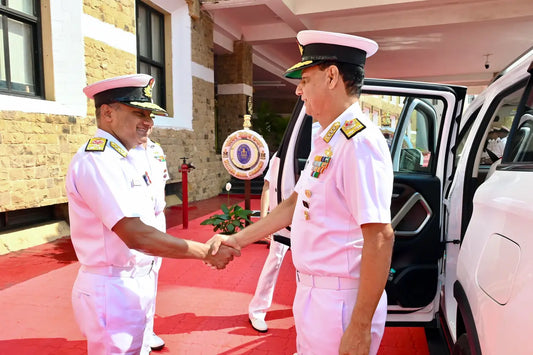 Vice Admiral Ajay Kochhar Engages in Strategic Talks During Mumbai Visit to Western Naval Command
