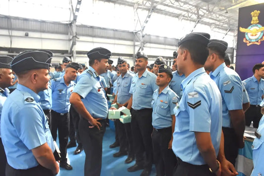 Air Marshal Manikantan Evaluates Gorakhpur Station's Readiness and Opens Solar Power Facility