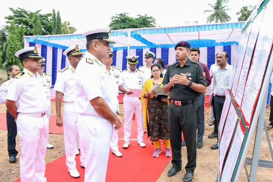 Vice Admiral Sanjay Bhalla Lays Foundation for Key Eastern Naval Command Projects in Visakhapatnam