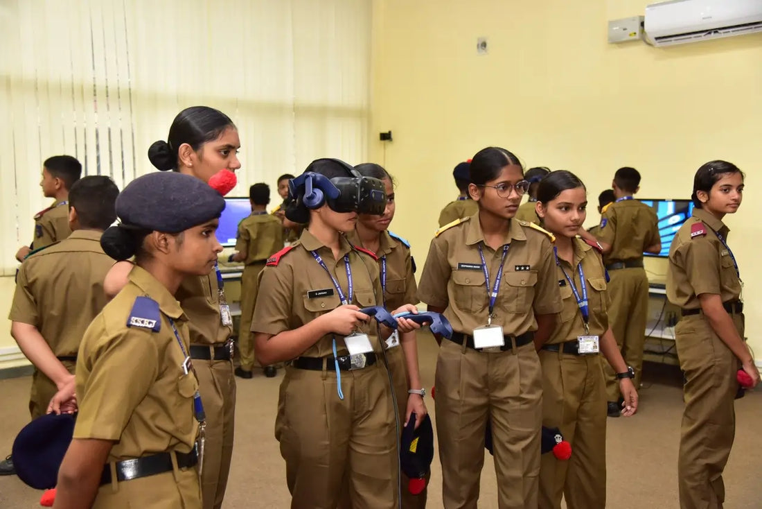 Sainik School Bijapur Cadets Embark on Educational Visit to Military College of Electronics & Mechanical Engineering