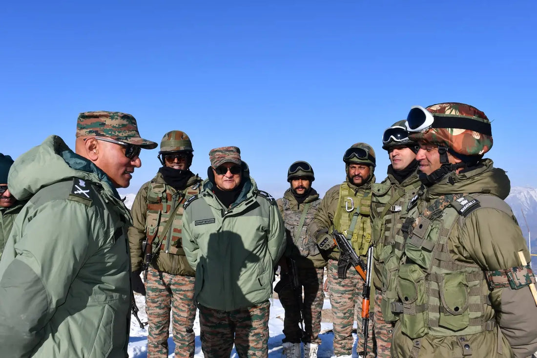 Lt Gen Pratik Sharma Inspects Anti-Infiltration Defense Systems in North Kashmir